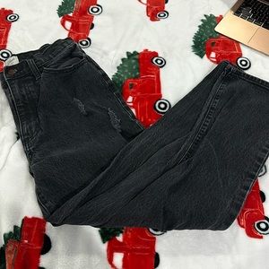 Vintage straight black jeans